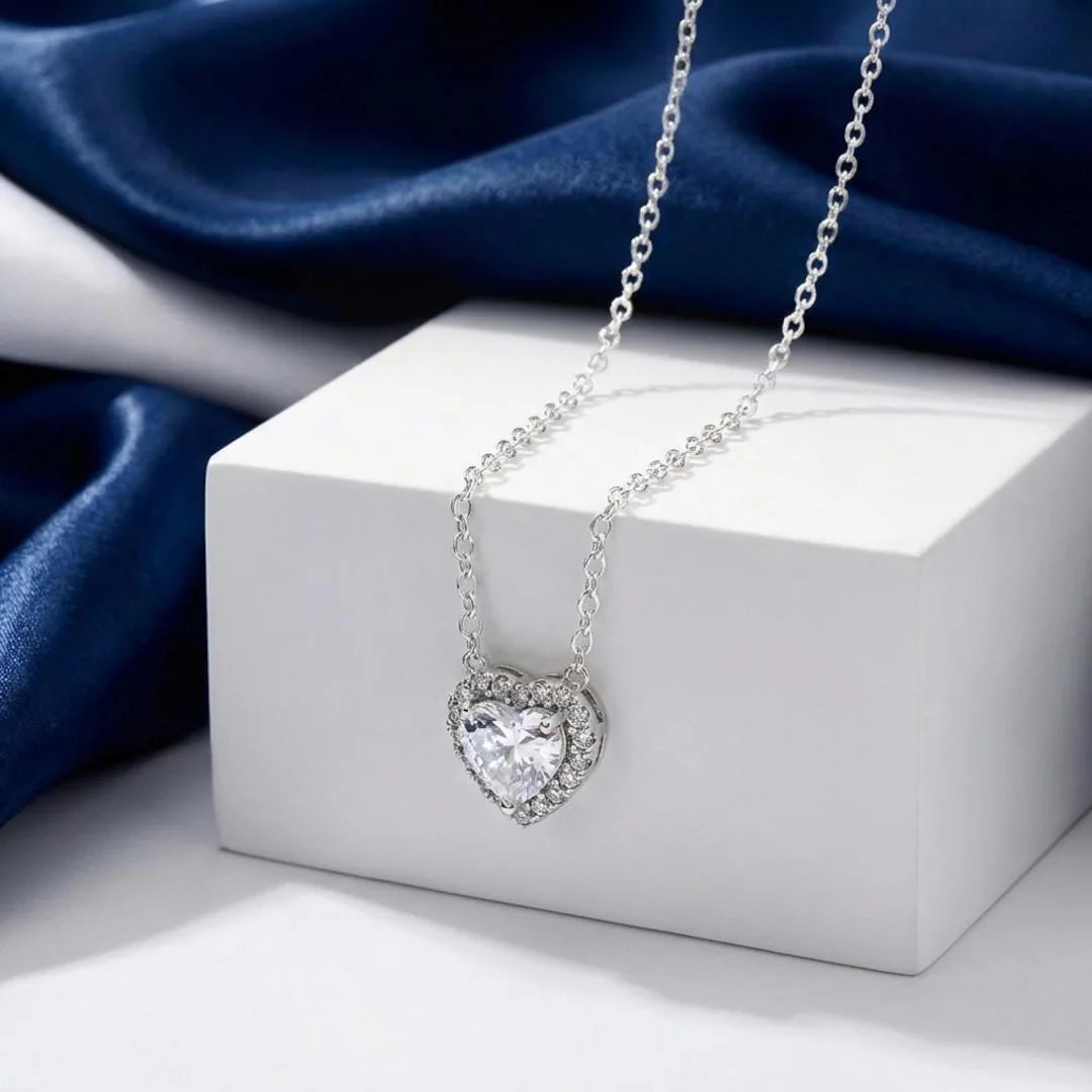 Silver daimond pendent 🫶🏻