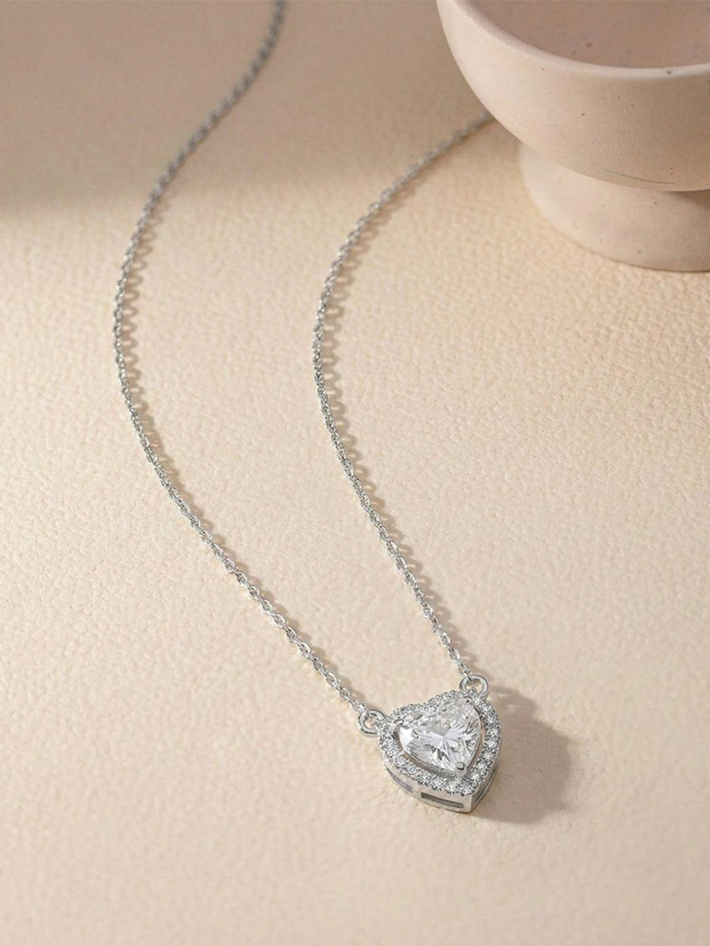 Silver daimond pendent 🫶🏻