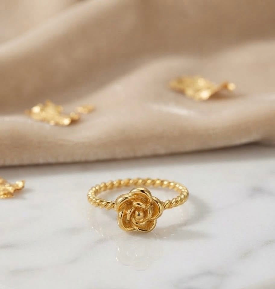 Flower stainless steel Ring ✨