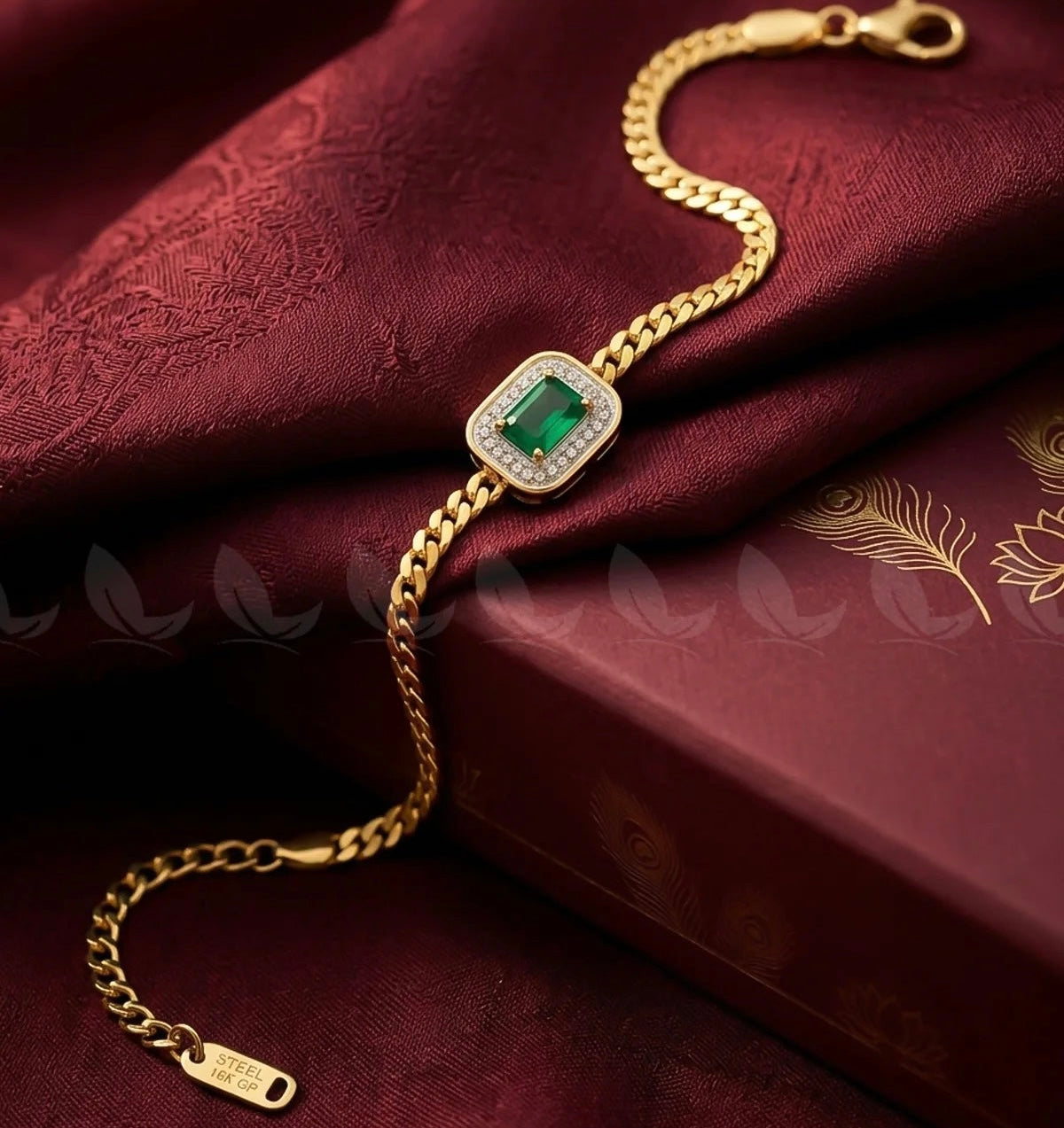 Green stone Bracelet ✨