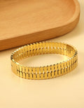 Stainless steel solid bracelet