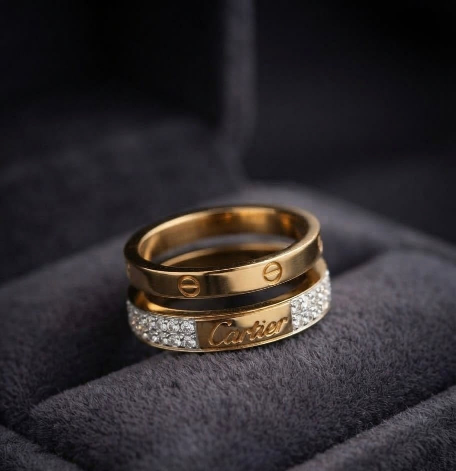 Cartier double layer ring ✨