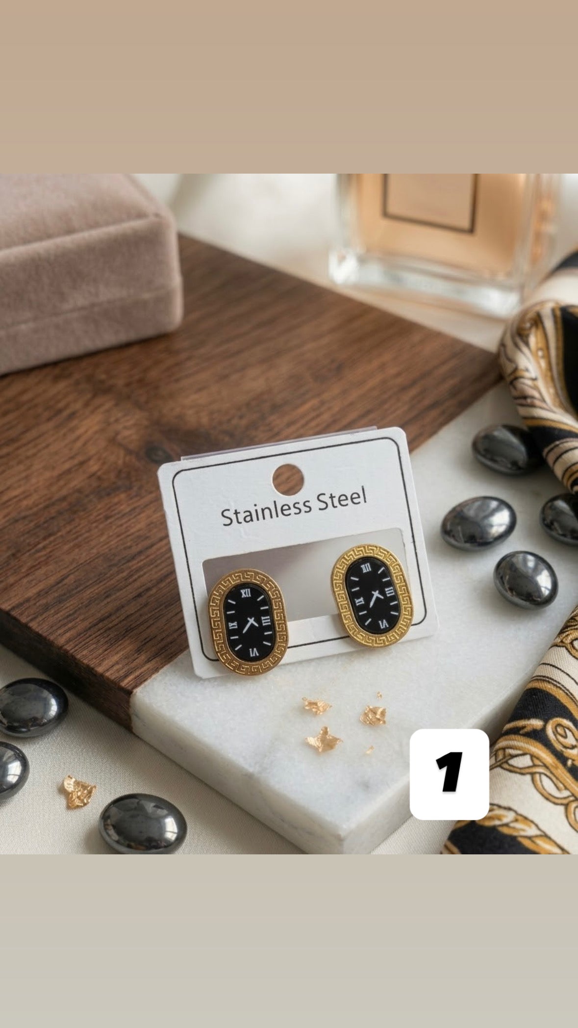 Clock | Ear Studs