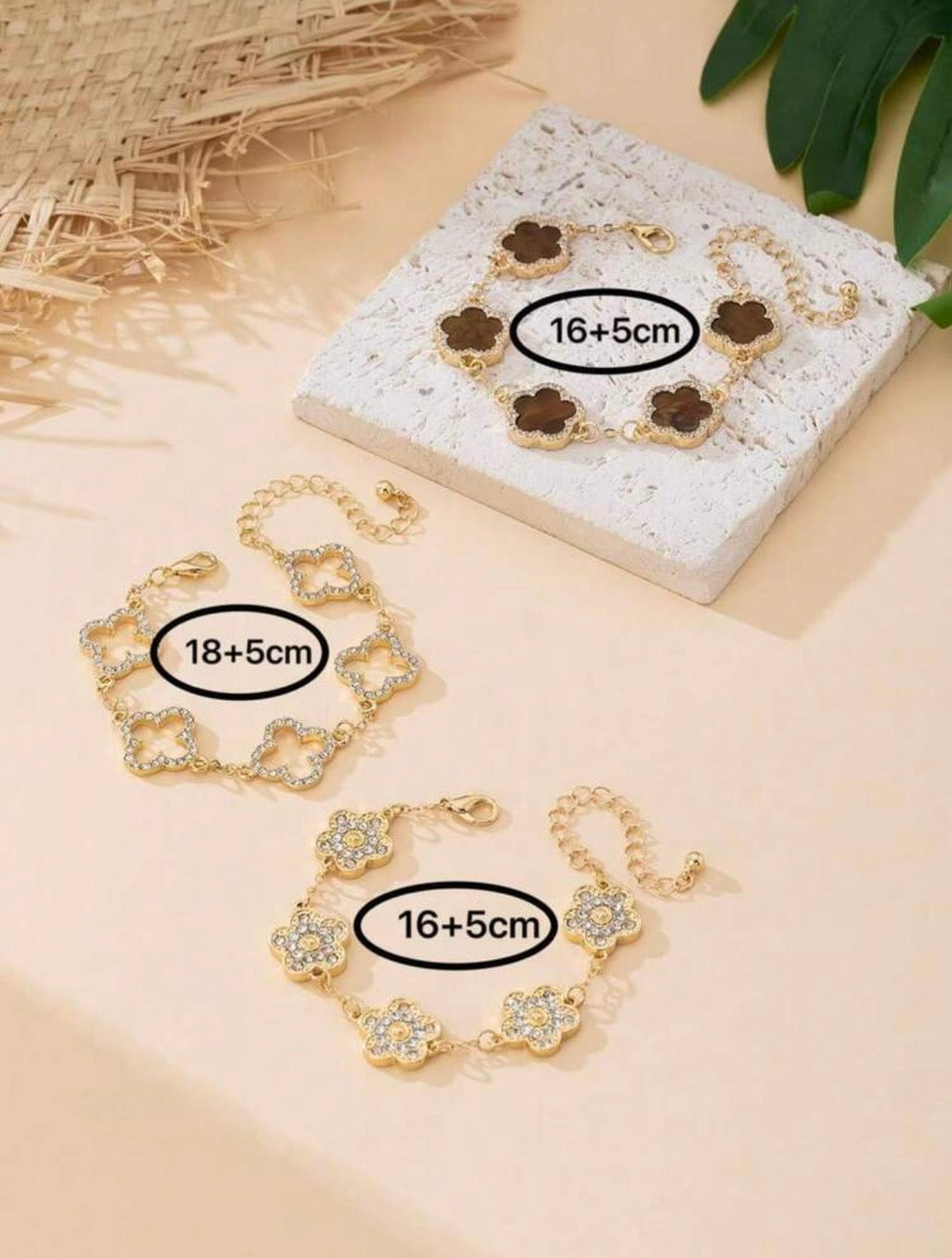 Van Cleef 3pc Rhinestone Embellished ✨