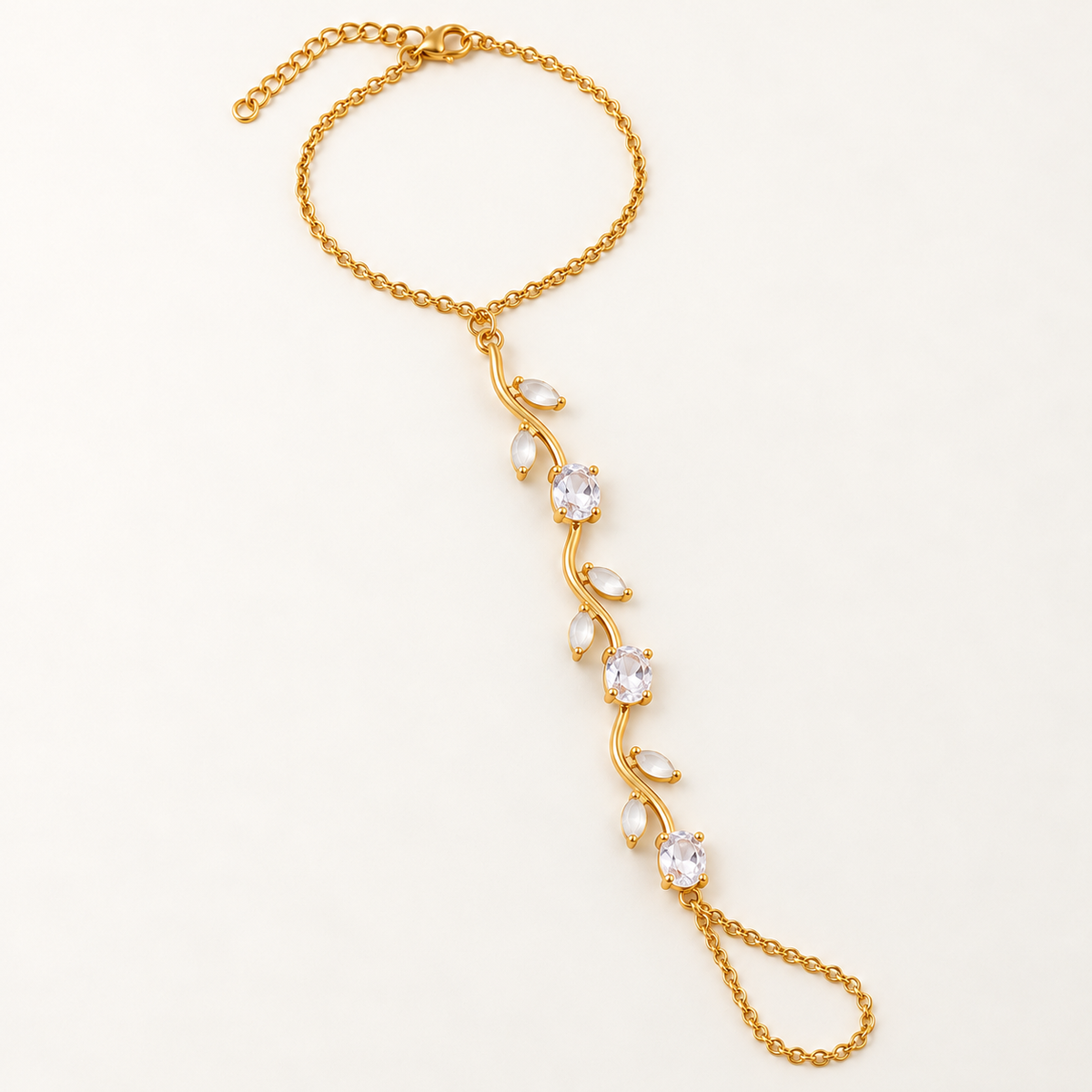 Tulip White | Handchain ✨